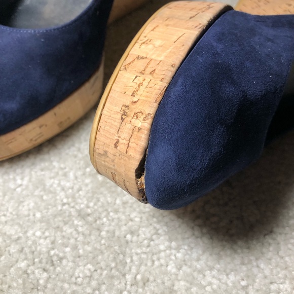 Stuart Weitzman York blue suede 9.5 - Picture 4 of 5